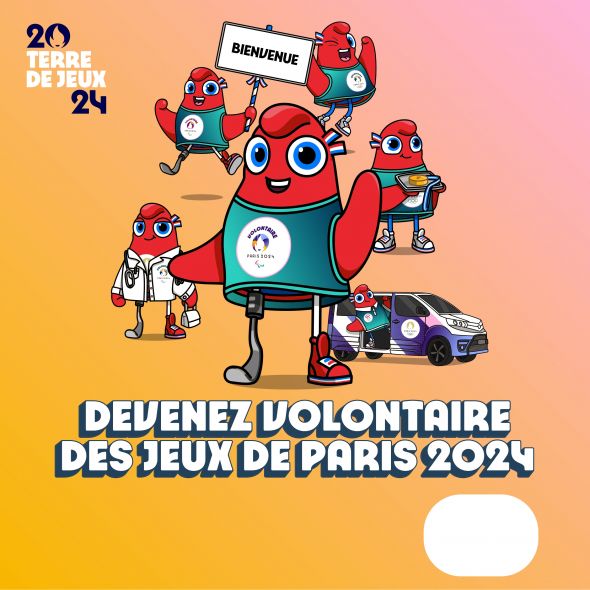 Devenez volontaire des Jeux Olympiques de Paris 2024